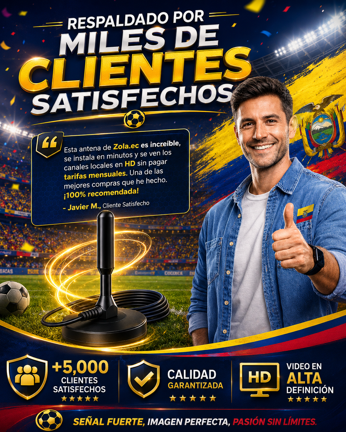 Antena Digital Hd De Tv