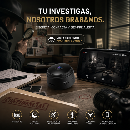 Mini Camara Espia A9 Wifi Hd